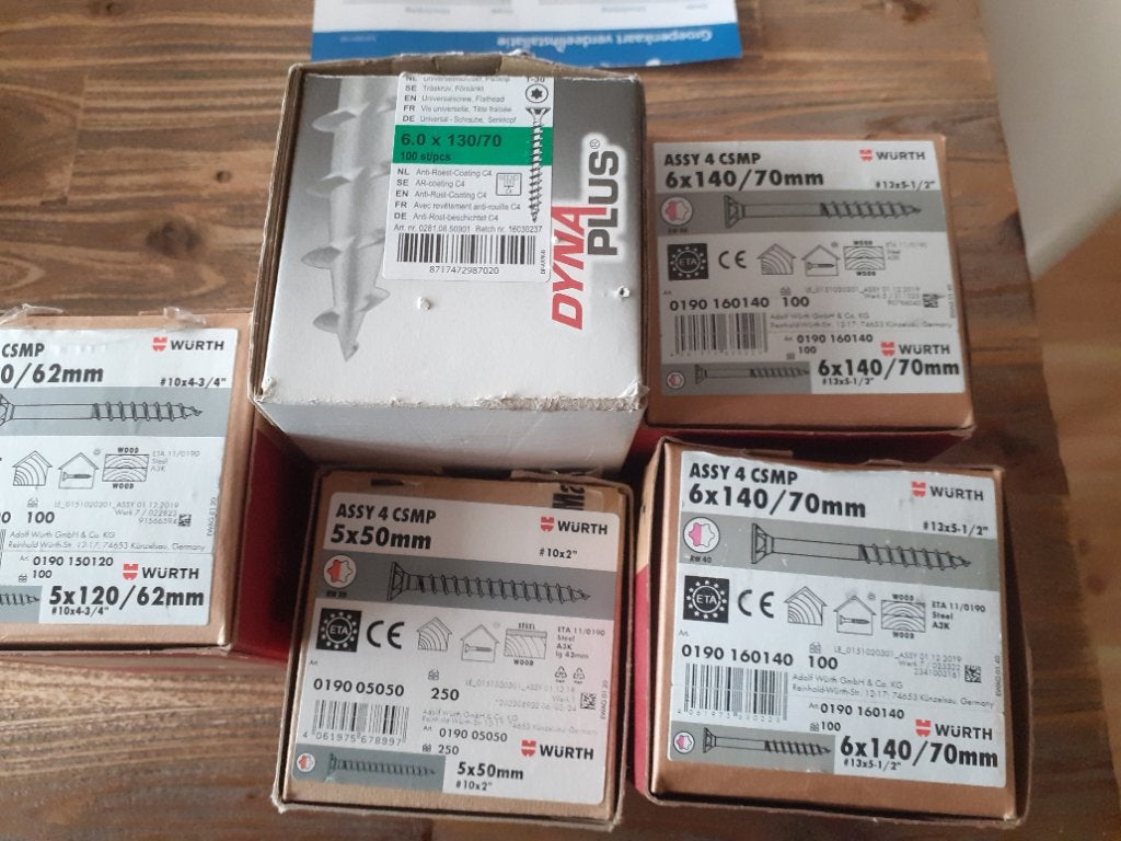 Schroeven, Verzenden, Zo goed als nieuw, Minder dan 50 mm, Schroeven