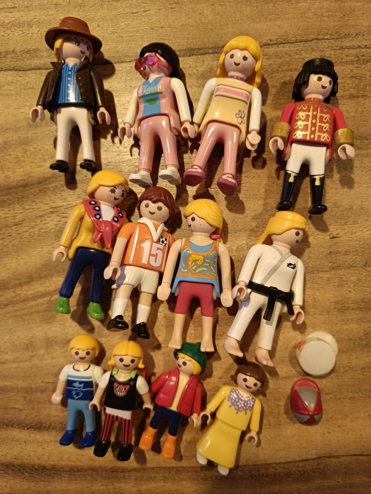 collectie playmobil poppetjes, coaching/familie opstelling, Ophalen of Verzenden, Zo goed als nieuw, Losse onderdelen, Figuren
