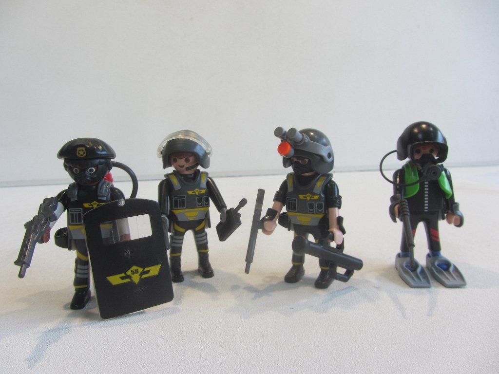 Playmobil  politie  SIE-team – 9365 met duiker, Ophalen of Verzenden, Gebruikt, Losse onderdelen