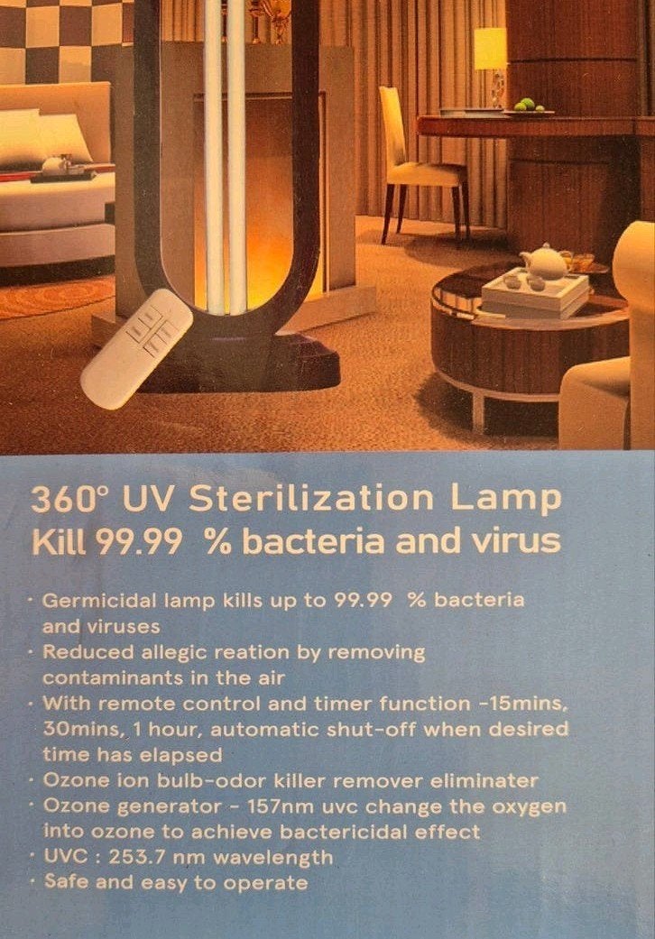 Nieuwe UV desinfectielamp voor effectief doden bacteriën, Ophalen of Verzenden, Nieuw, Luchtreiniger