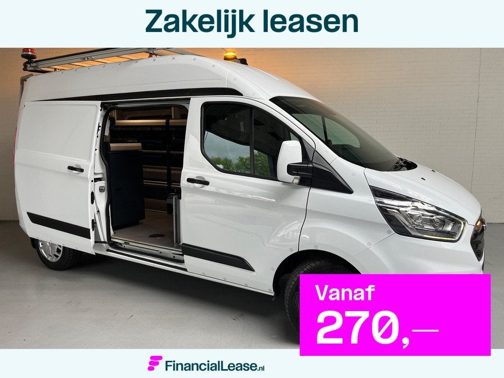 Ford Transit Custom Servicewagen 340 2.0 TDCI 130PK L2H2 Tre, Voorwielaandrijving, Stof, 4 cilinders, Met garantie (alle)