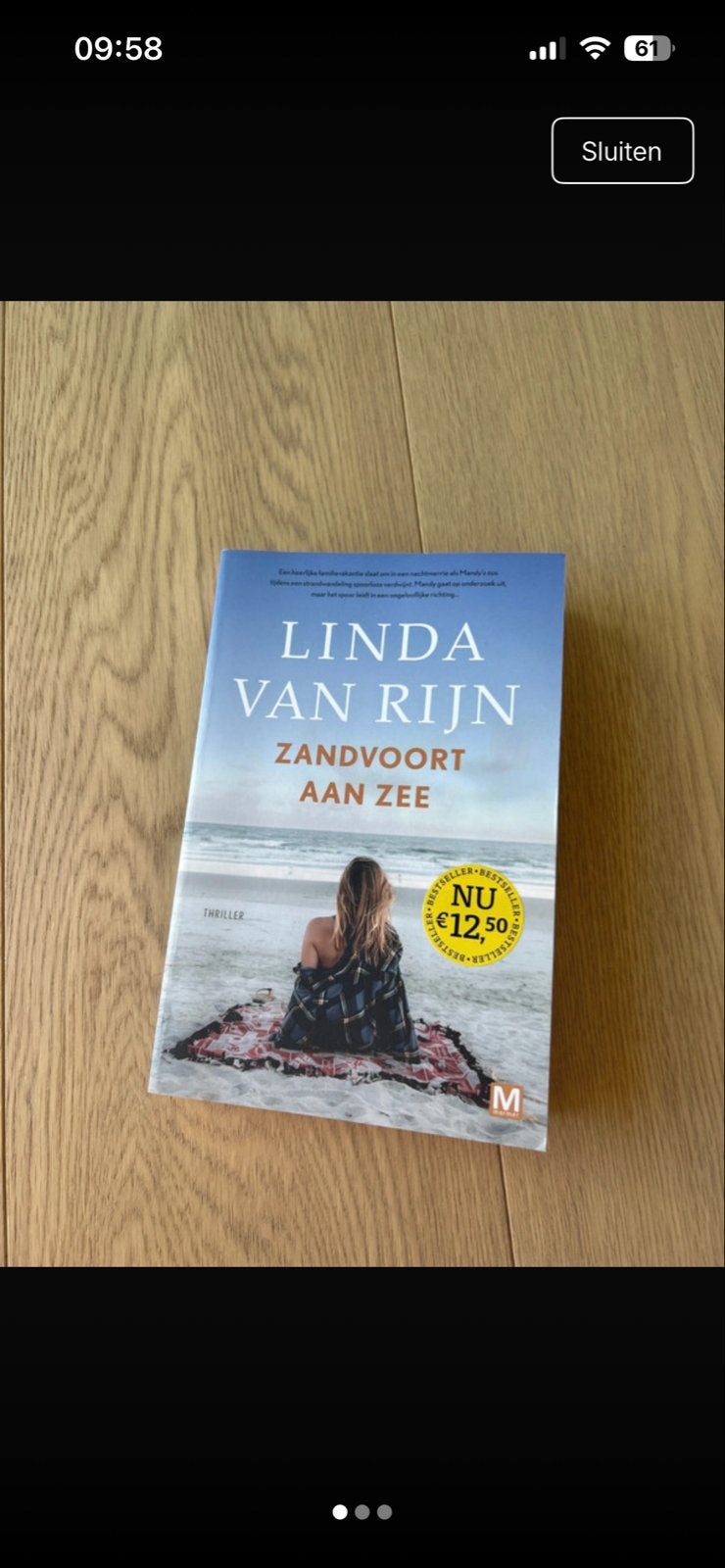 Linda van Rijn - Zandvoort aan Zee (Thriller), Boeken, Ophalen of Verzenden, Gelezen, Nederland