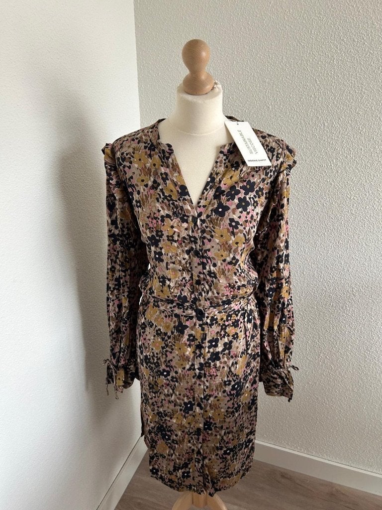 Fabienne Chapot maat 44 Becca dress NIEUW 33, Bruin, Maat 42/44 (L), Nieuw, Ophalen of Verzenden