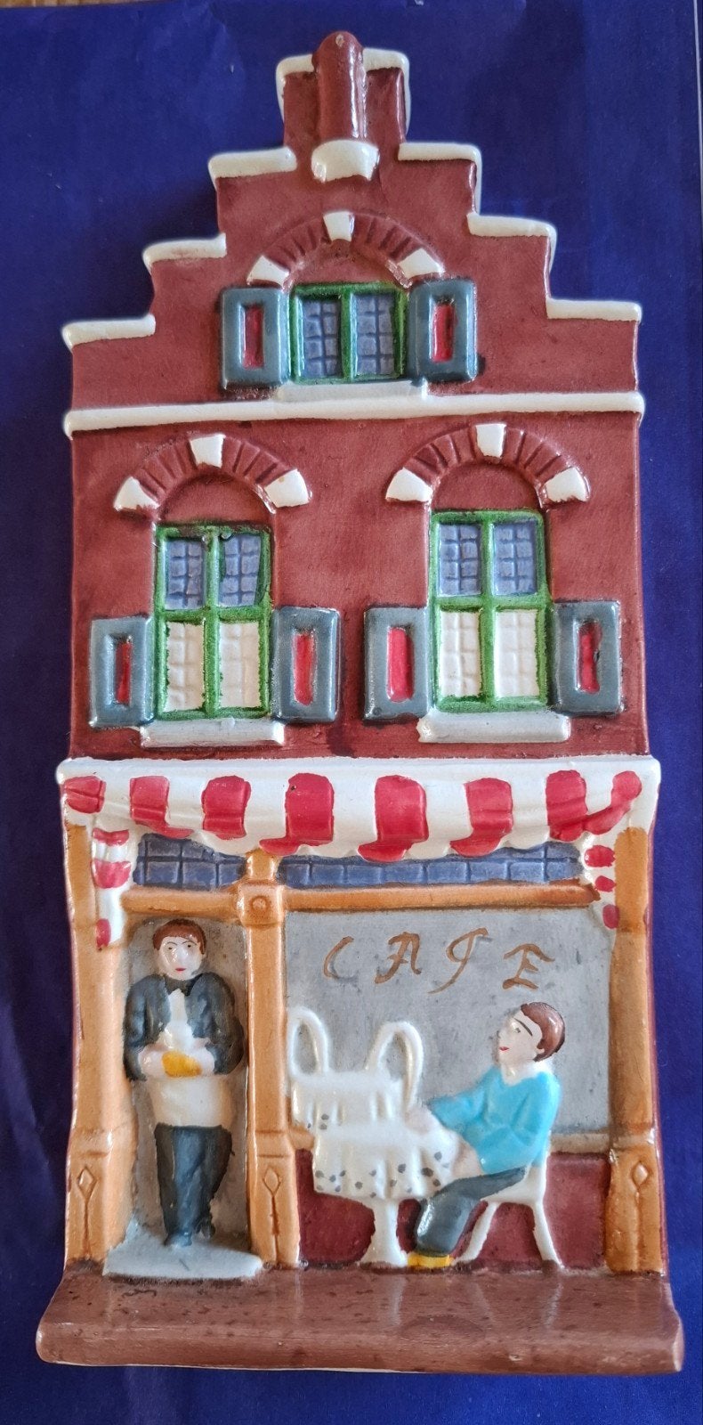 Keramieken grachtenhuisje (cafe), Ophalen of Verzenden