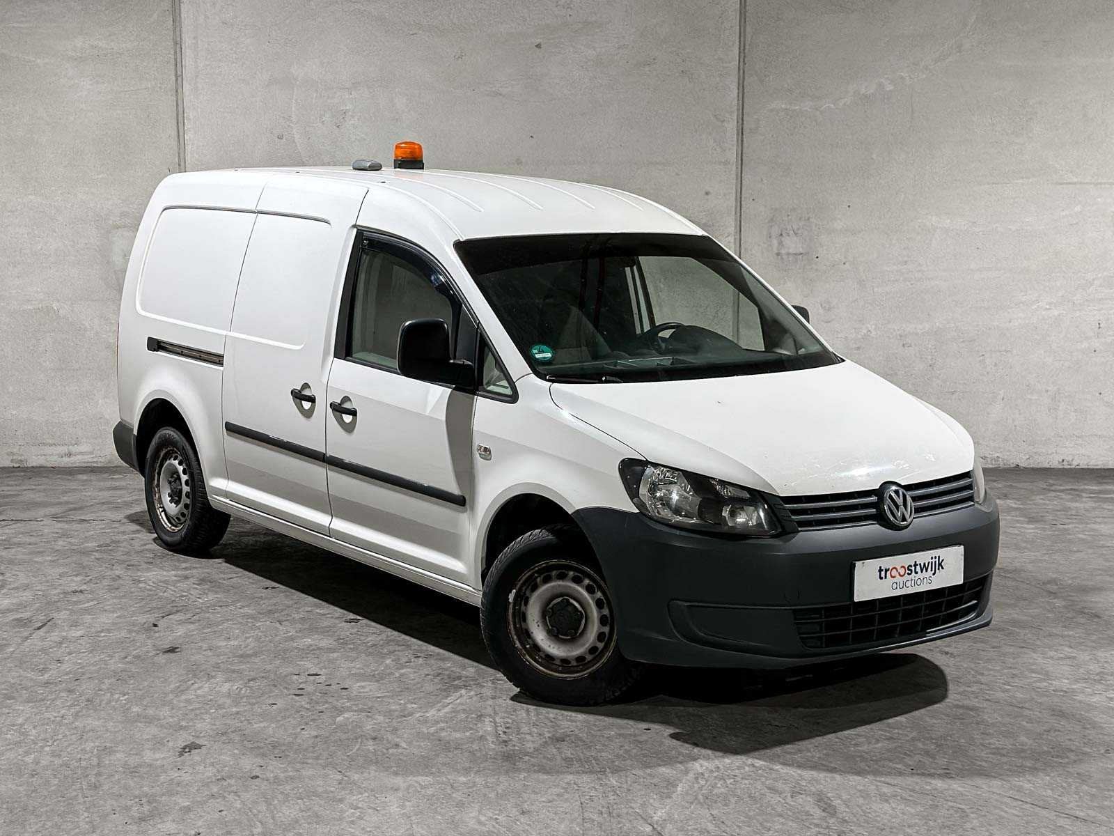 Volkswagen Caddy 1.6 TDI Maxi BMT 102pk 2014, VLT-63-P Bedri, Auto's, Euro 5, Gebruikt, Volkswagen, Bedrijf