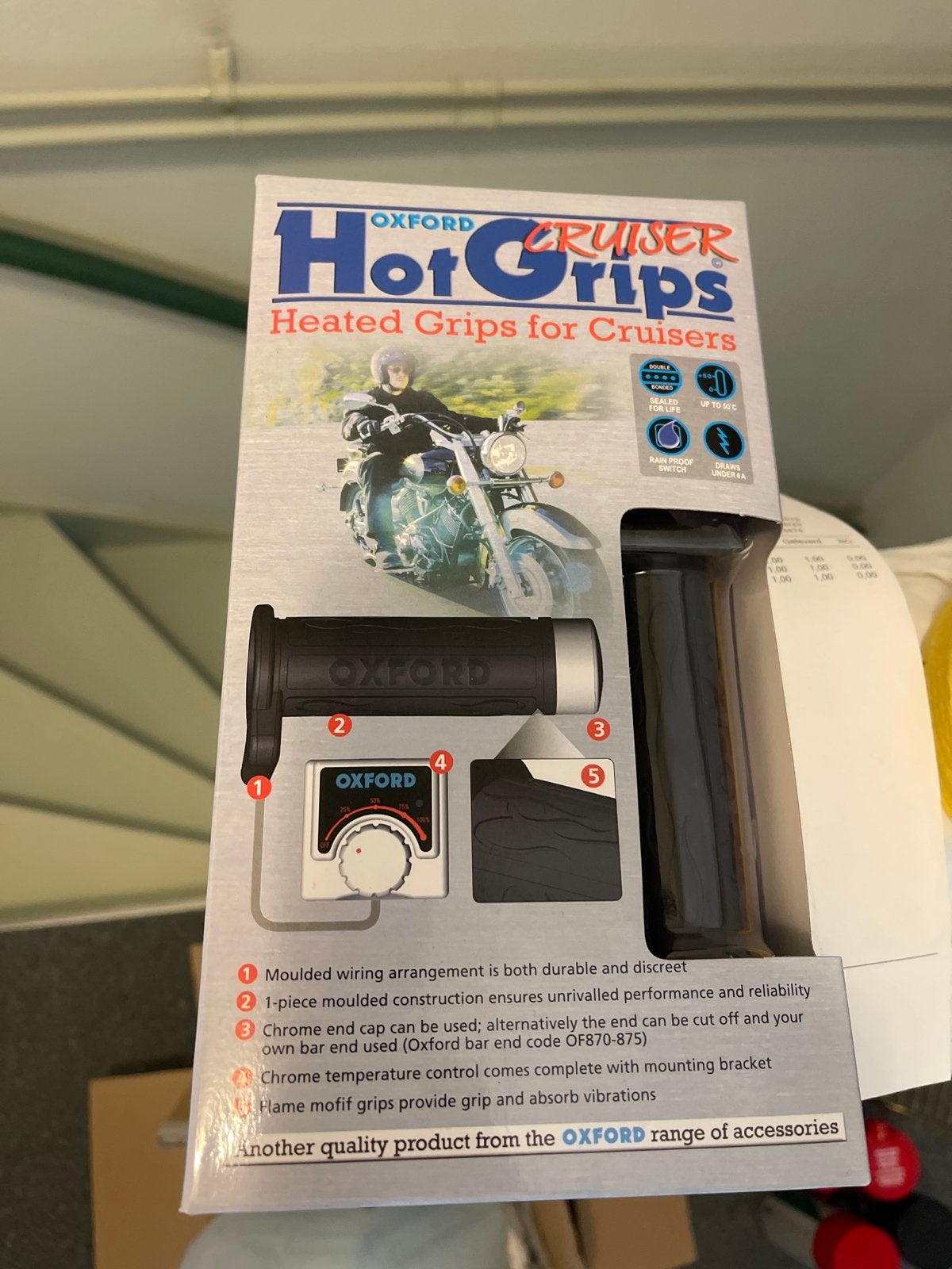 Nieuwe Oxford HotGrips Verwarmde Handvatten voor Cruisers, Ophalen of Verzenden, Nieuw