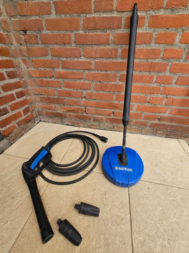 Nilfisk terrasreiniger en rioolslang, Tuin en Terras, Hogedrukreinigers, Ophalen