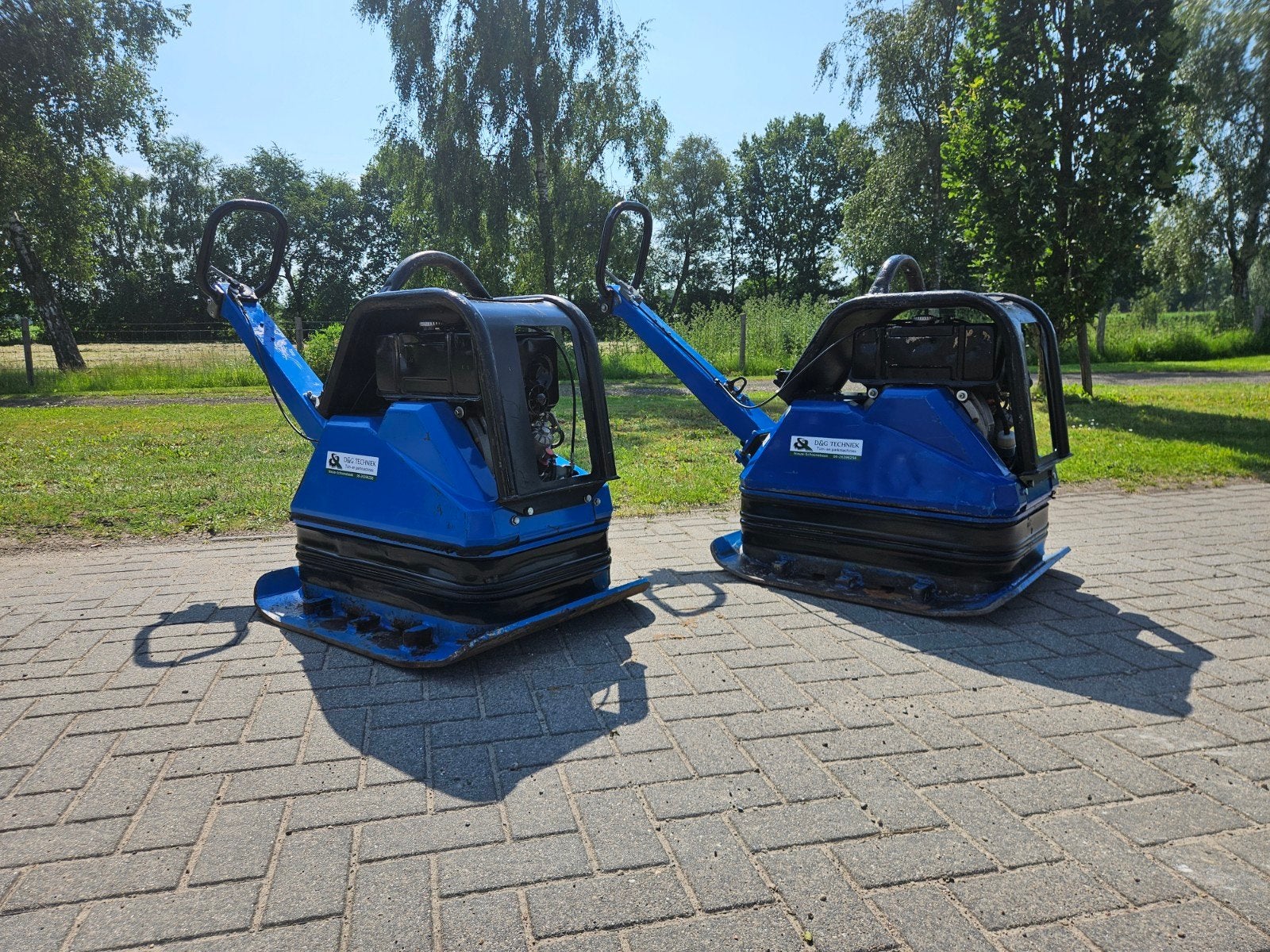 Samac TR60 trilplaat grondverdichter excl. BTW, Ophalen, Gebruikt