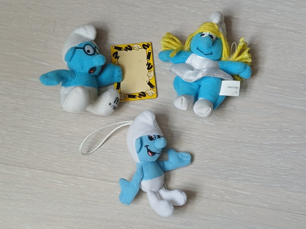 Pluche smurfen Happy Meal Mc Donalds 2011, Verzamelen, Smurfen, Ophalen of Verzenden, Zo goed als nieuw, Verschillende Smurfen