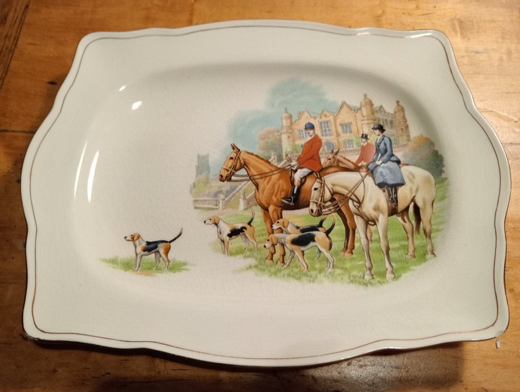 Vintage Royal Winton serveerschaal (jaren '30/'50), Antiek en Kunst, Ophalen of Verzenden