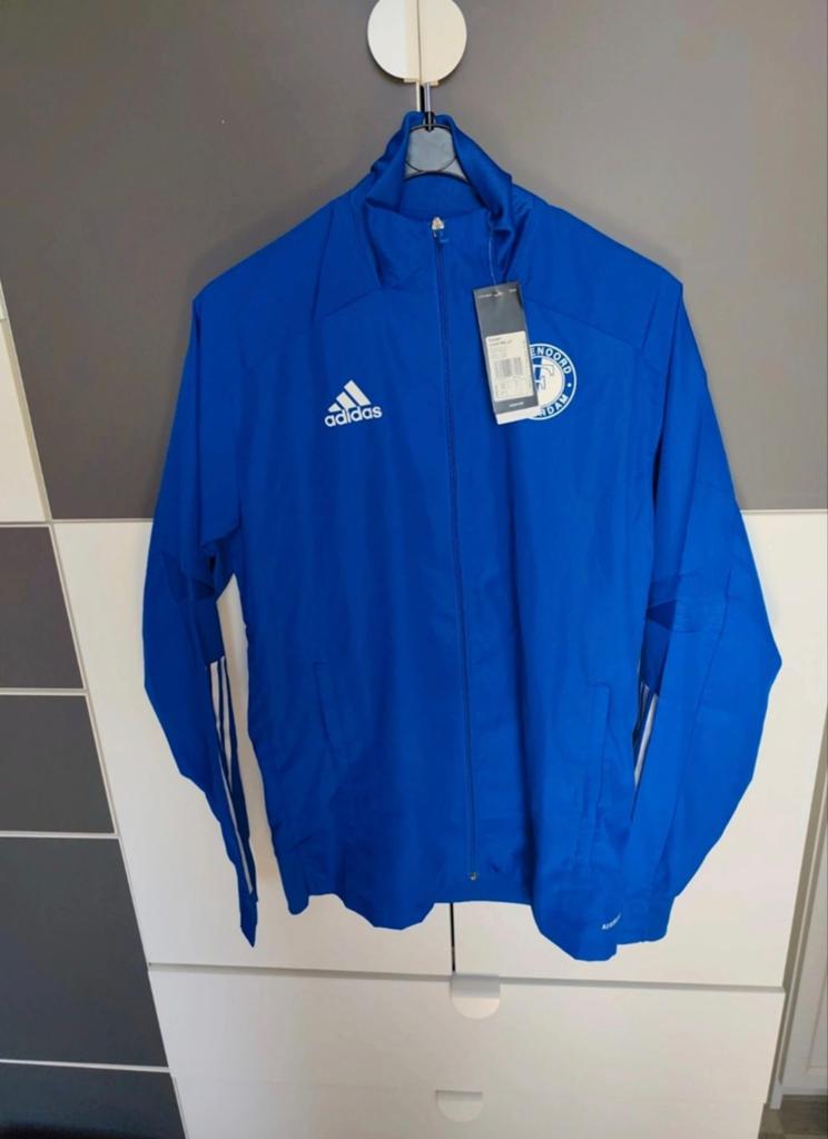 Trainings jasje adidas Feyenoord maat s, Ophalen of Verzenden, Nieuw, Blauw, Voetbal