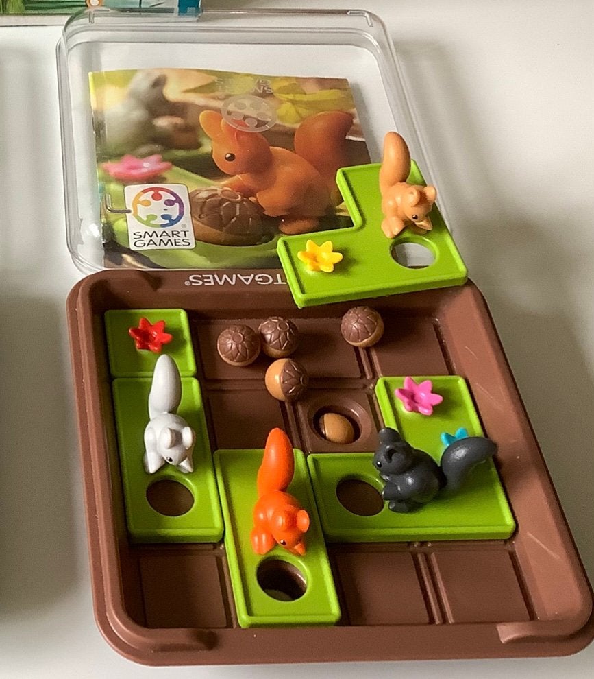 SmartGames Squirrels Go Nuts!, Kinderen en Baby's, Speelgoed | Educatief en Creatief, Zo goed als nieuw, Ophalen
