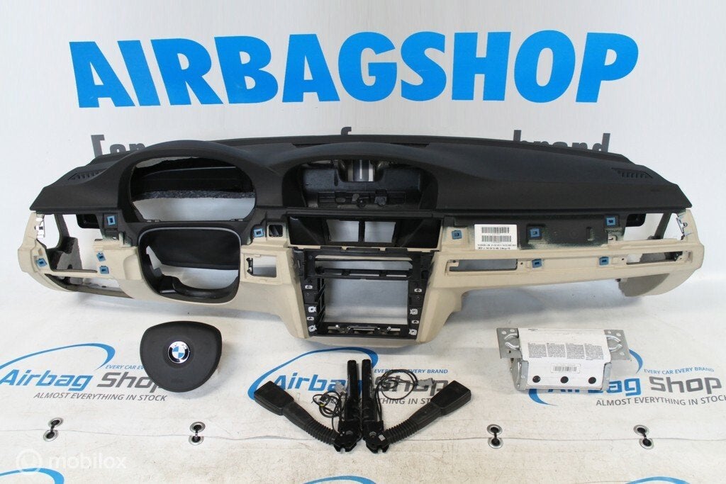 Airbag set - dashboard beige navi bmw 3 serie e90 e91 e92 e9, Auto-onderdelen