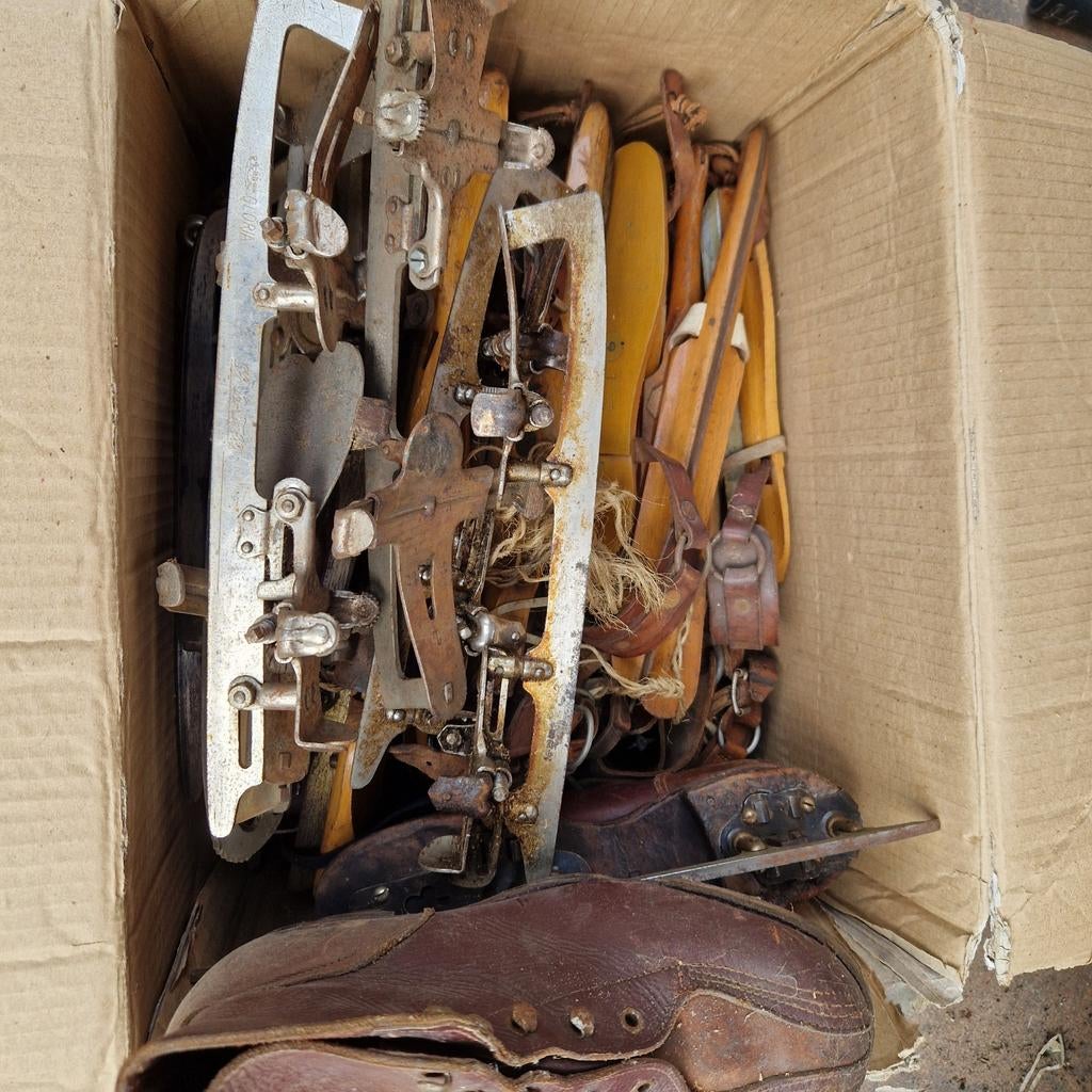Partij vintage schaatsen, Sport en Fitness, Schaatsen, Ophalen of Verzenden, Gebruikt, Kunstschaatsen, Overige merken