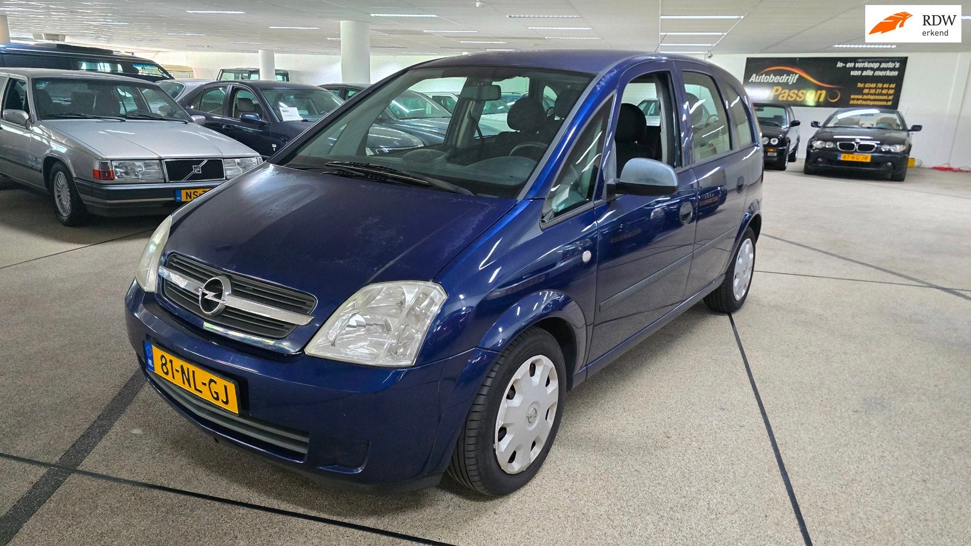 Opel Meriva 1.6-16V Enjoy, 101 pk, Gebruikt, 4 cilinders, Blauw