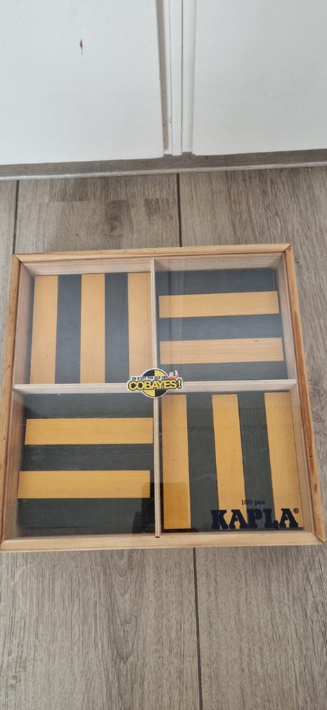 Kapla blokken 100 stuks in houten kistje, Ophalen of Verzenden, Gebruikt, Overige merken