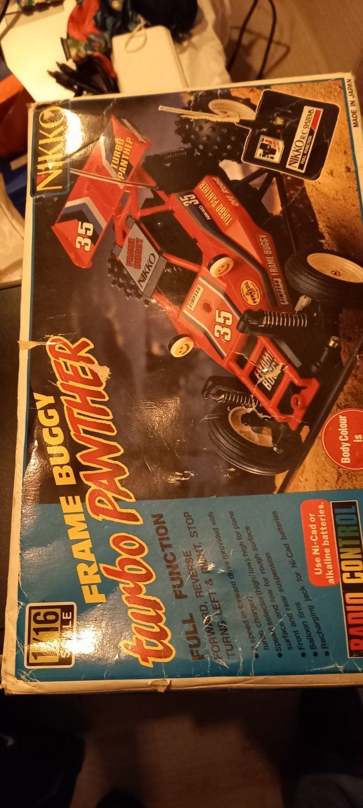 Nikko Turbo Panther RC Buggy, Hobby en Vrije tijd, Modelbouw | Radiografisch | Auto's, Elektro, Gebruikt, Auto offroad, Ophalen of Verzenden