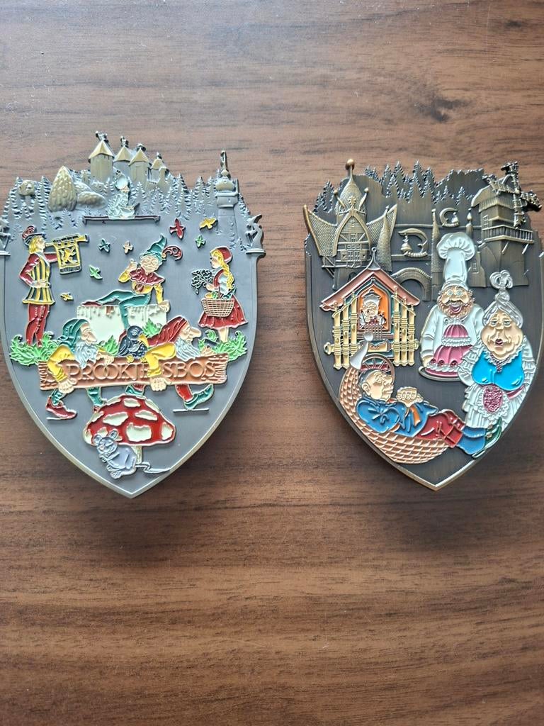 Efteling reuzepins Sprookjesbos en Land van Laaf, Verzamelen, Efteling, Ophalen of Verzenden, Nieuw, Overige typen