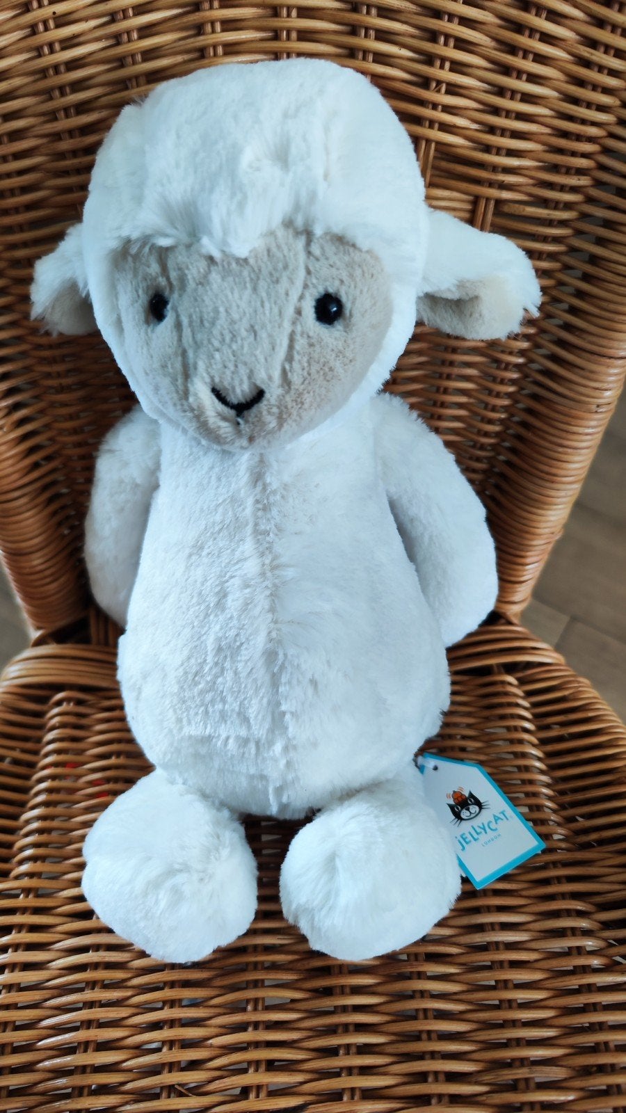 Jellycat schaap knuffel - nieuw, Jellycat, Overige karakters, Overige typen, Ophalen of Verzenden