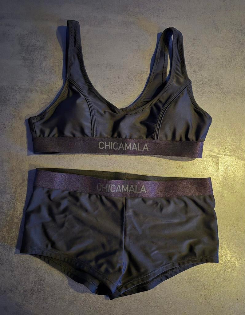 Chicamala bikini nieuw bikinitop bikinibroek zwart 176, Overige typen, Meisje, Chicamala, Nieuw