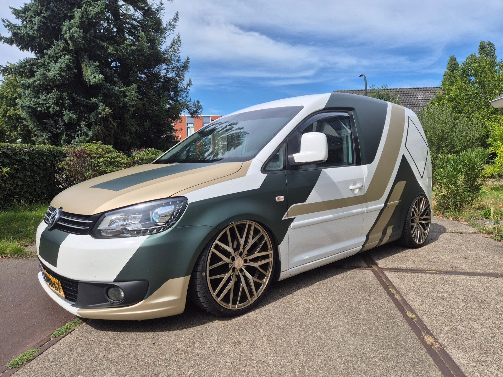 Volkswagen Caddy 1.6 op airride (marge), 1402 kg, 4 cilinders, 700 kg, Volkswagen