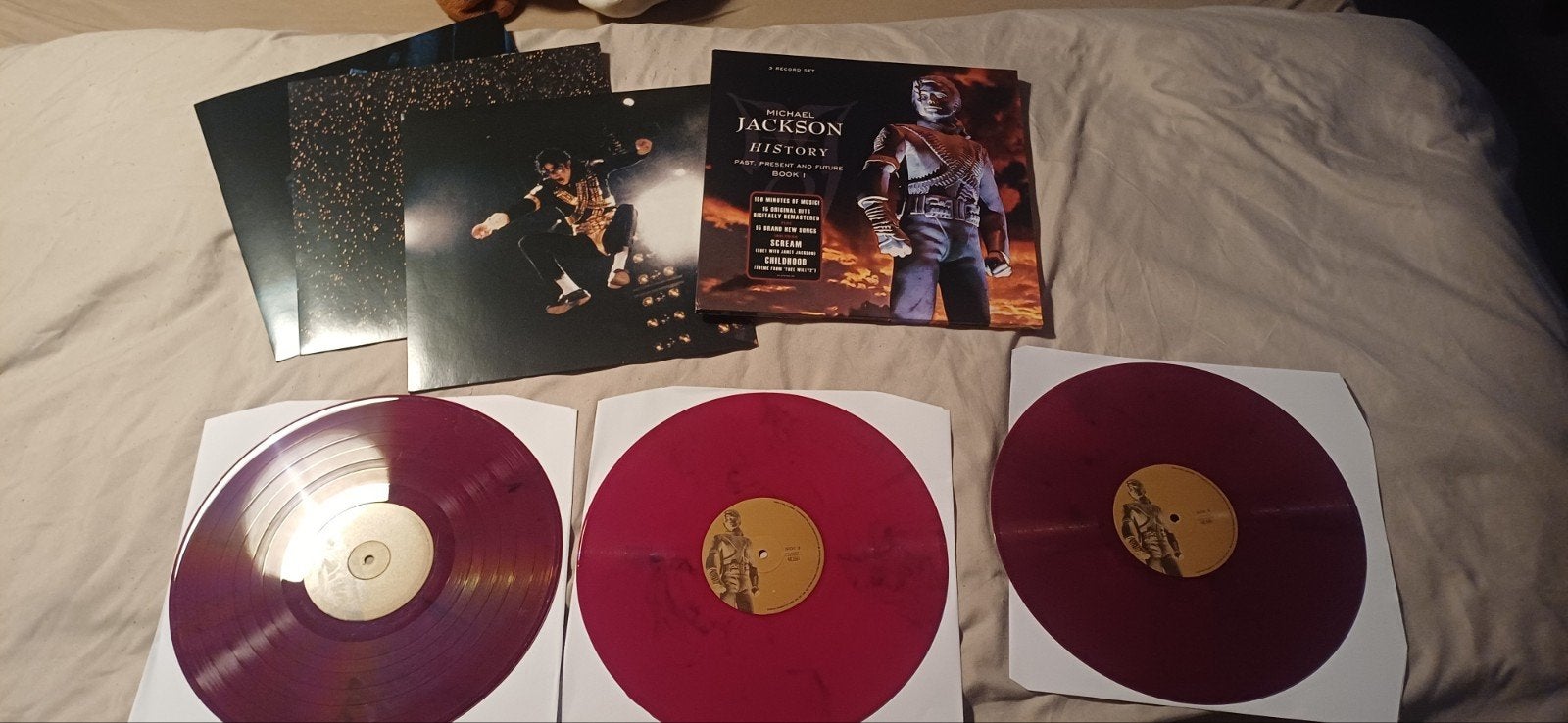 Michael Jackson - HIStory (3LP, Gekleurd Vinyl, 1995), LP, Pop, Ophalen of Verzenden, Zo goed als nieuw