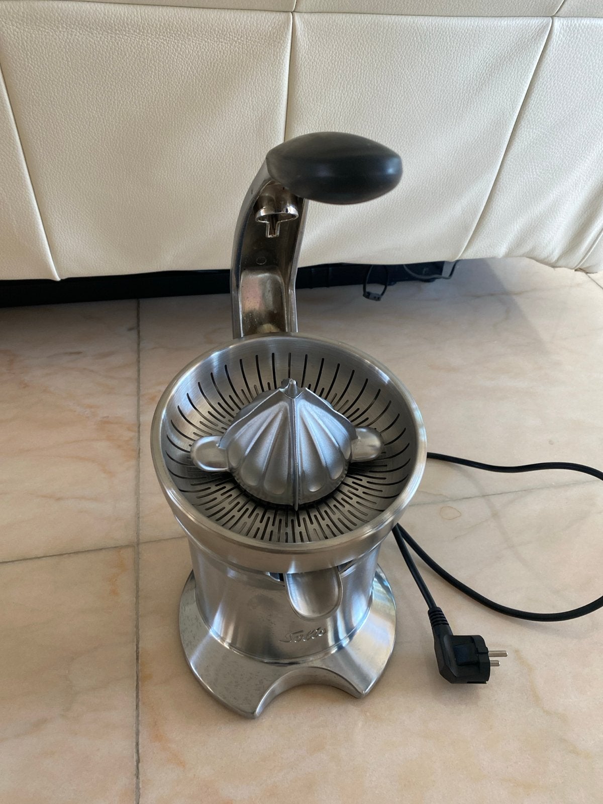Professionele Solis Citruspers - RVS, Ophalen of Verzenden, Gebruikt