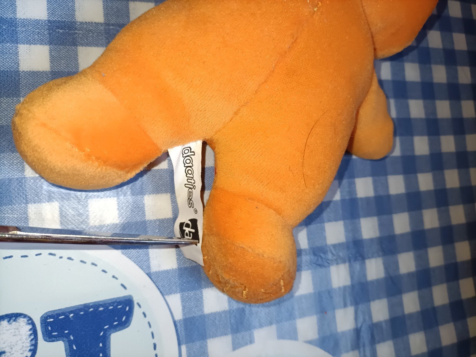 Daatje knuffel oranje DA drogist Daatjes 19 cm, Kinderen en Baby's, Speelgoed | Knuffels en Pluche, Ophalen of Verzenden, Zo goed als nieuw