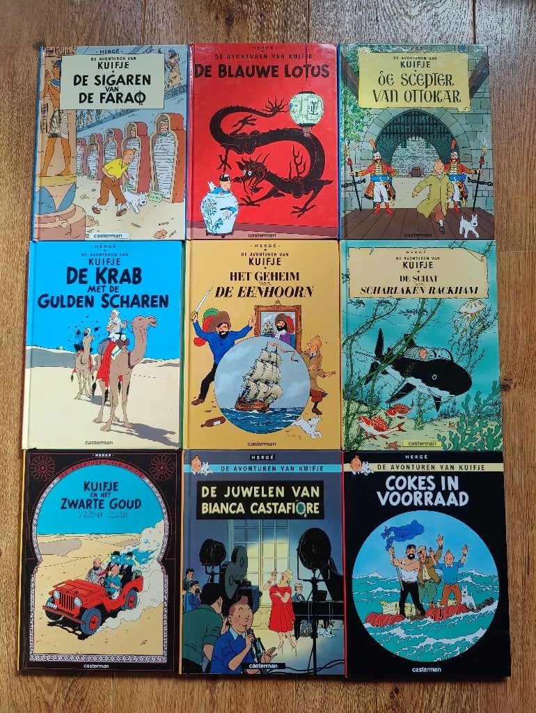 Kuifje - Mini boekjes - Hardcover (nog 7), Boeken, Meerdere stripboeken, Ophalen of Verzenden, Zo goed als nieuw