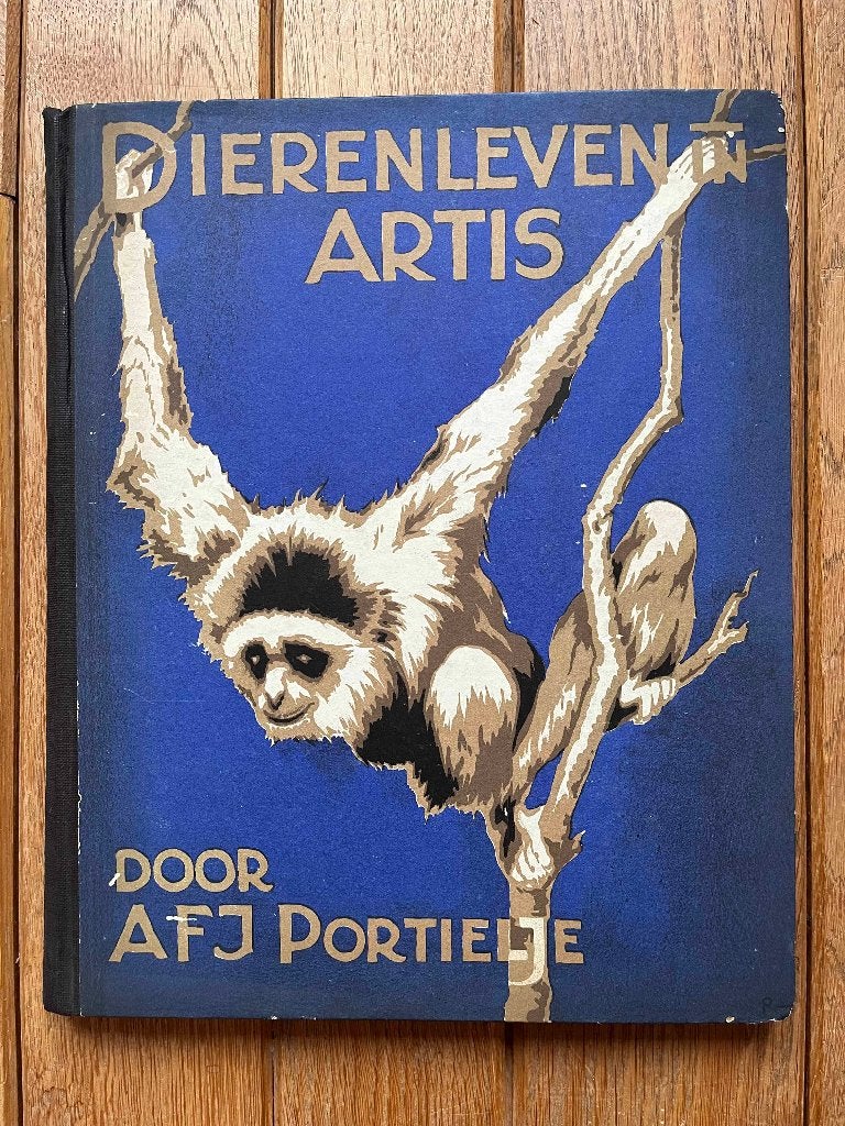 Portielje - Dierenleven in Artis, Antiek en Kunst, Ophalen of Verzenden, Portielje