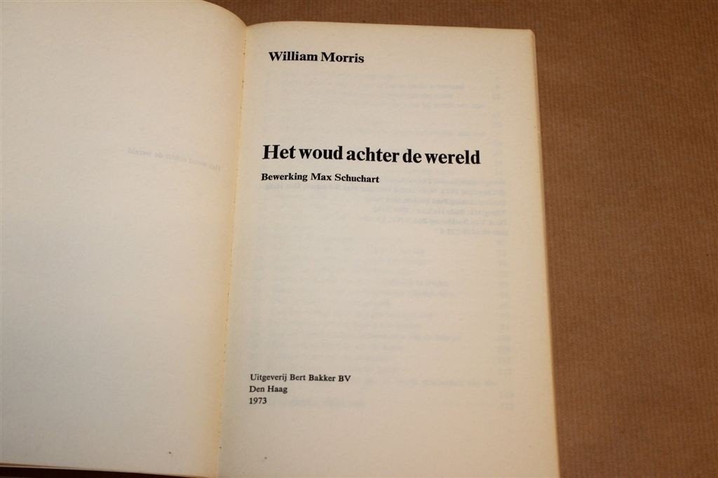Het Woud achter de Wereld — William Morris, Bakker 1973, Boeken, Ophalen of Verzenden, Gelezen