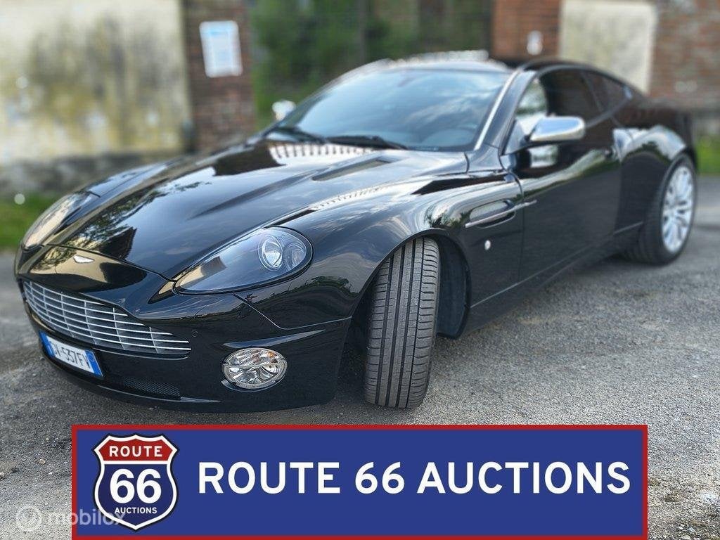 Aston Martin Vanquish | 2002 | Route 66 Auctions, Auto's, Gebruikt, Overige carrosserieën, Zwart, Bedrijf