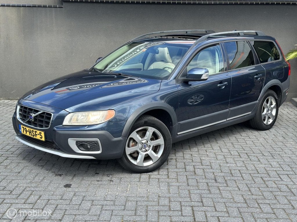 🚙 Volvo XC70 3.2 Summum| Schuifdak | Leer | Memory|Trekha, Auto's, Volvo, Automaat, 238 pk, Gebruikt, Blauw