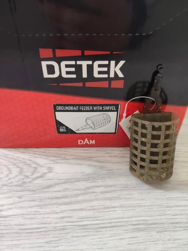 40 x stuks Dam Detek Groundbait feeder with swivel  80g, Verzenden, Nieuw