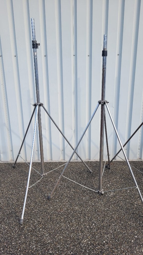 8x Stalen Power Drive lichtstatieven tbv 4-bar (Opknappers), Ophalen, Gebruikt, Licht