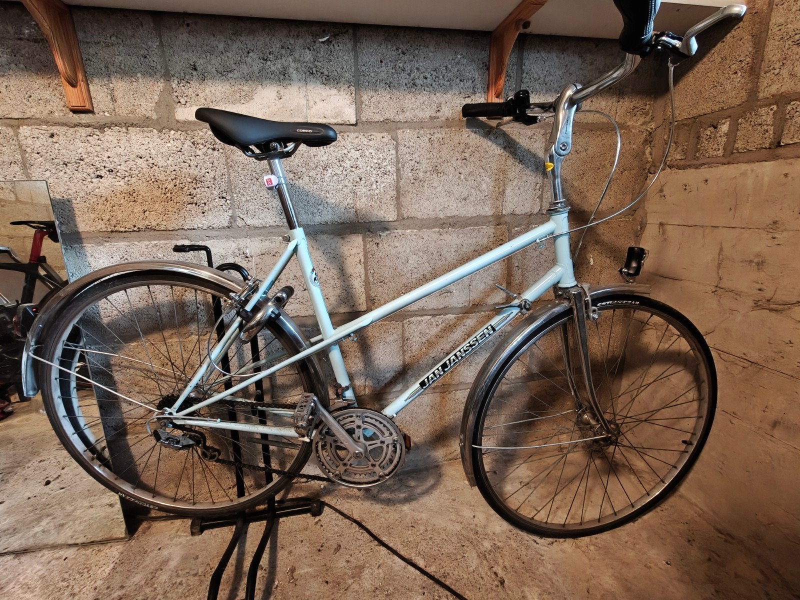 Jan Jansen Retro Sportfiets - Klassieke Stijl, 28 inch, Gebruikt, 10 tot 15 versnellingen, Velgrem