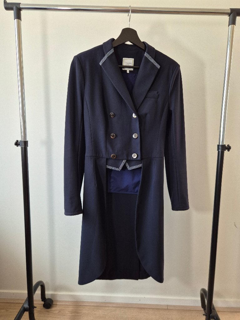 Samshield slipjas crystal fabric, Blauw, Sierdetails, Dressuur, Ophalen of Verzenden