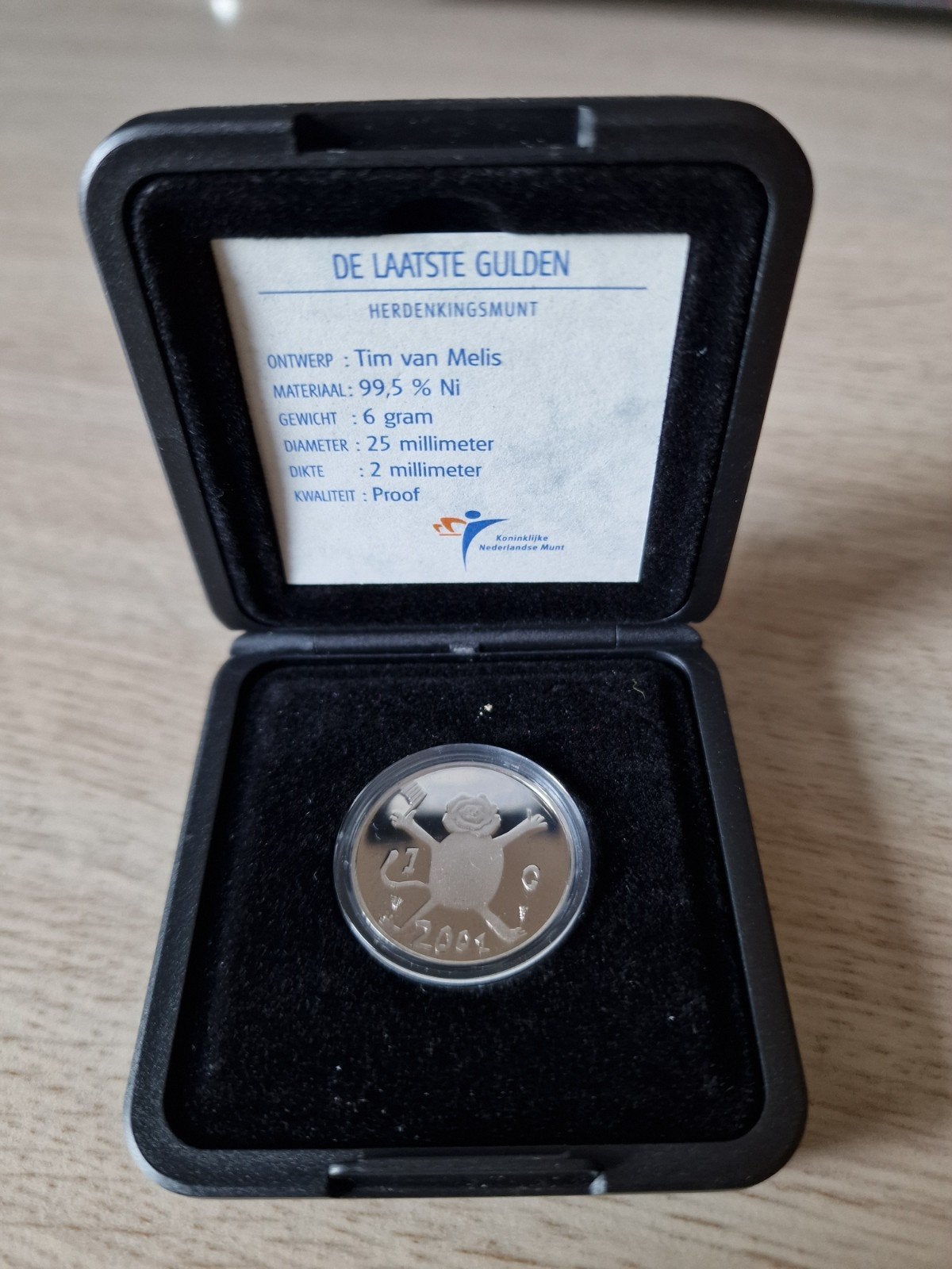 de laatste gulden 2001, Ophalen of Verzenden, Koningin Beatrix, 1 gulden, Losse munt