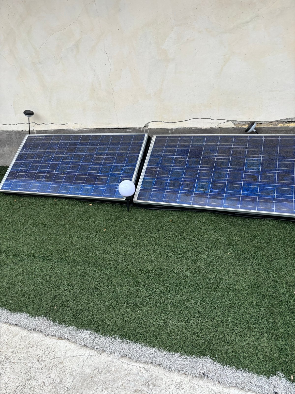 Zonnepanelen - Set van 2, Ophalen of Verzenden, Gebruikt