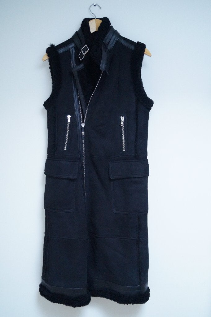 DIESEL BLACK GOLD LAMMY Coat Maat 36, Kleding | Dames, Verzenden, Zo goed als nieuw, Maat 36 (S), Zwart