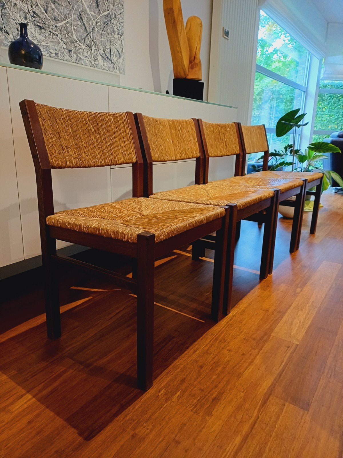 Vintage stoelen Martin Visser, Ophalen, Zo goed als nieuw, Bruin, Hout