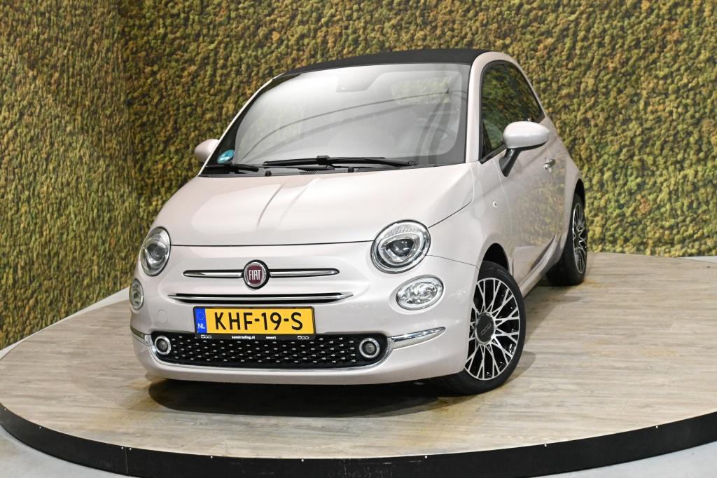 Fiat 500C 1.0 Hybr. Star Cabrio | Pink | Carplay | Cruise |, Auto's, Bi-Xenon koplampen, Gebruikt, Euro 6, Overige kleuren