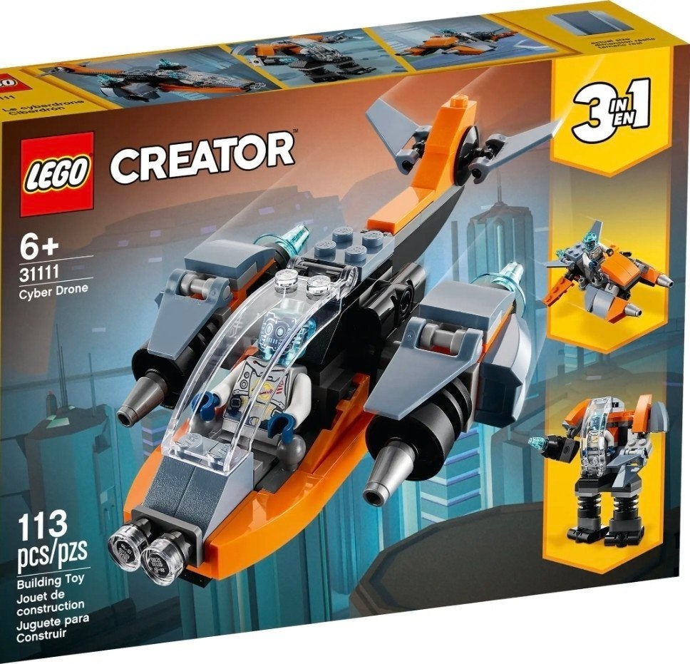 LEGO Creator 31111 Cyber Drone 3-in-1, Ophalen of Verzenden, Gebruikt, Overige merken