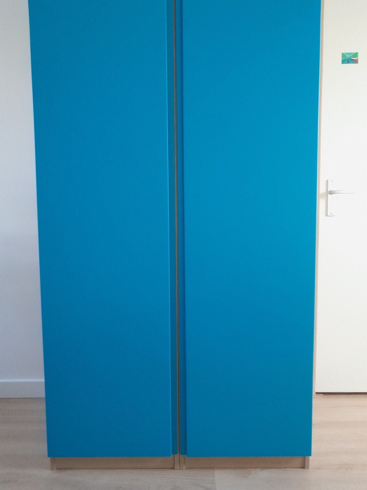 2x Ikea Vikanes Pax deur met scharnieren. 50 x 229 cm. Blau, Ophalen, Zo goed als nieuw