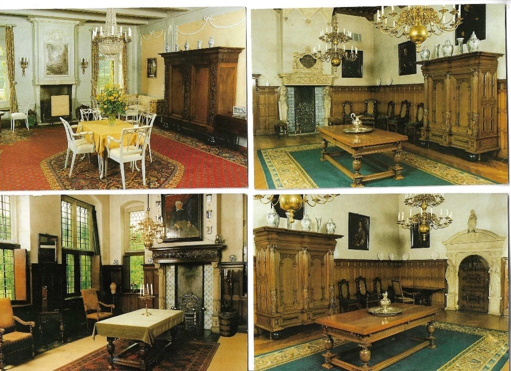 marssum  friesland  4x ook apart  interieur, Verzenden, 1960 tot 1980, Ongelopen, Gebouw