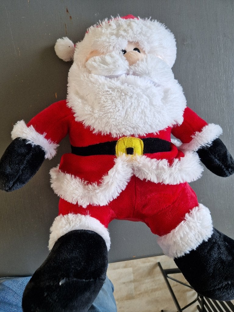 Kerstman knuffel - ca 50 cm lang, Gebruikt, Overige merken, Overige karakters, Overige typen