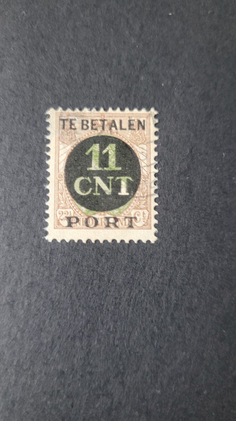 Nederland nvph pv1 licht gebruikt, Postzegels en Munten, Ophalen of Verzenden, T/m 1940, Gestempeld
