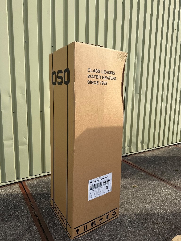 OSO Delta Twin Coil RVS boiler 300L met elektrisch element!, 100 liter of meer, Nieuw, Minder dan 3 jaar oud, Boiler