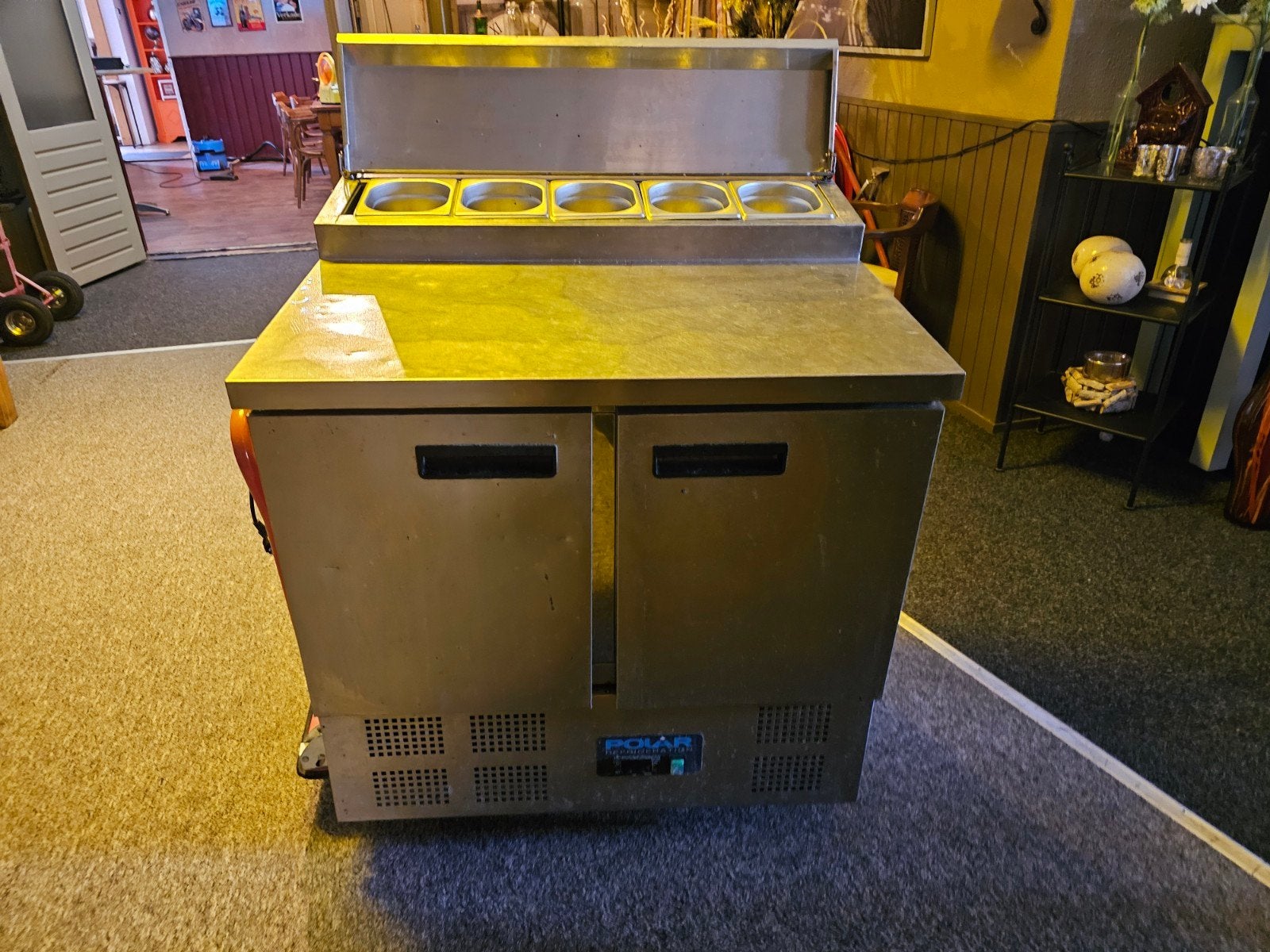 Polar Koeling met Saladette - Horeca Koelwerkbank, Ophalen, Gebruikt