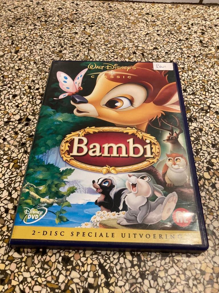 Dvd Bambi, Alle leeftijden, Ophalen of Verzenden, Zo goed als nieuw, Europees